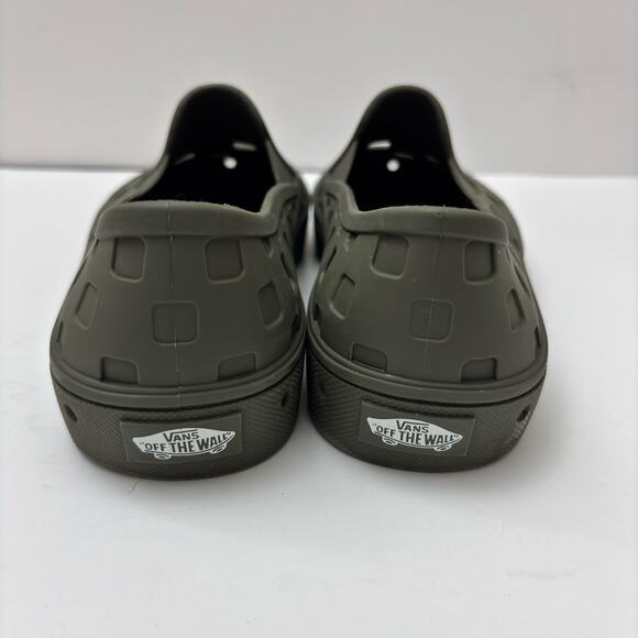 Vans Army Green Rubber Slip-on TRX Trek Water Crocs Shoes Men's 9/Women's 10.5 - Picture 4 of 8